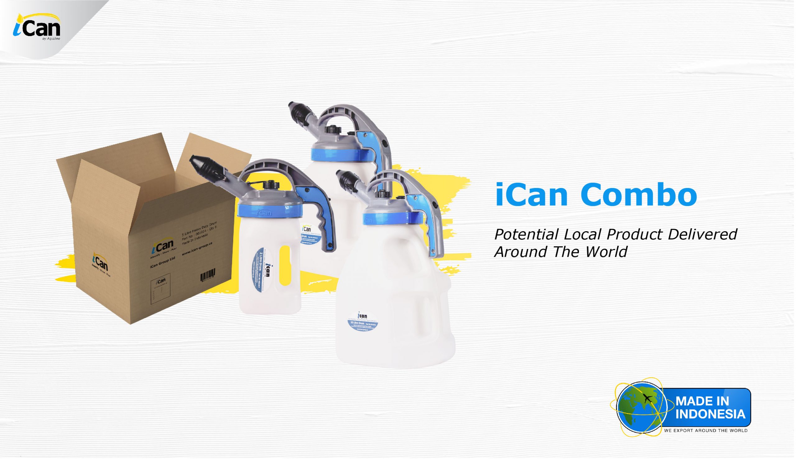 iCan is a local Oil Container Product with world quality.